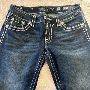 Miss Me Women's Dark Blue Boot Cut Jeans